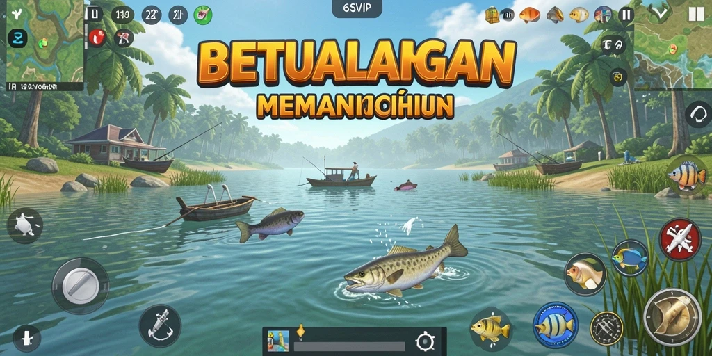 Gameplay menawan dalam 6SVIP yang menciptakan pengalaman memancing menyenangkan.