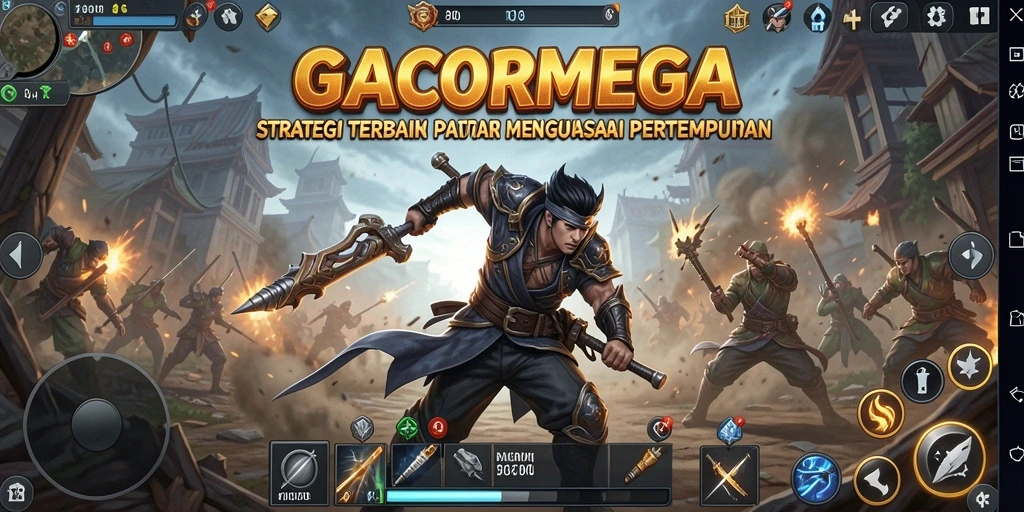 Tampilan gameplay GACORMEGA yang penuh strategi dan taktik.