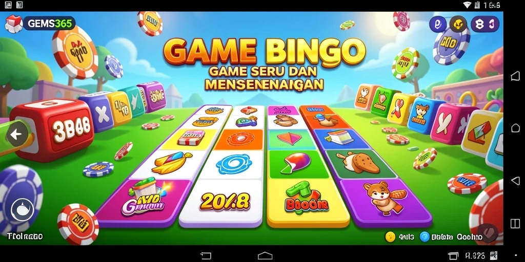 Screenshot gameplay GEMS365 yang seru dan menarik.