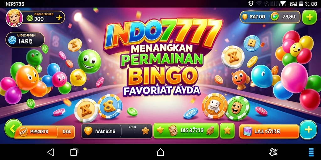 Tampilan gameplay Bingo yang seru dan menegangkan di INDO777.
