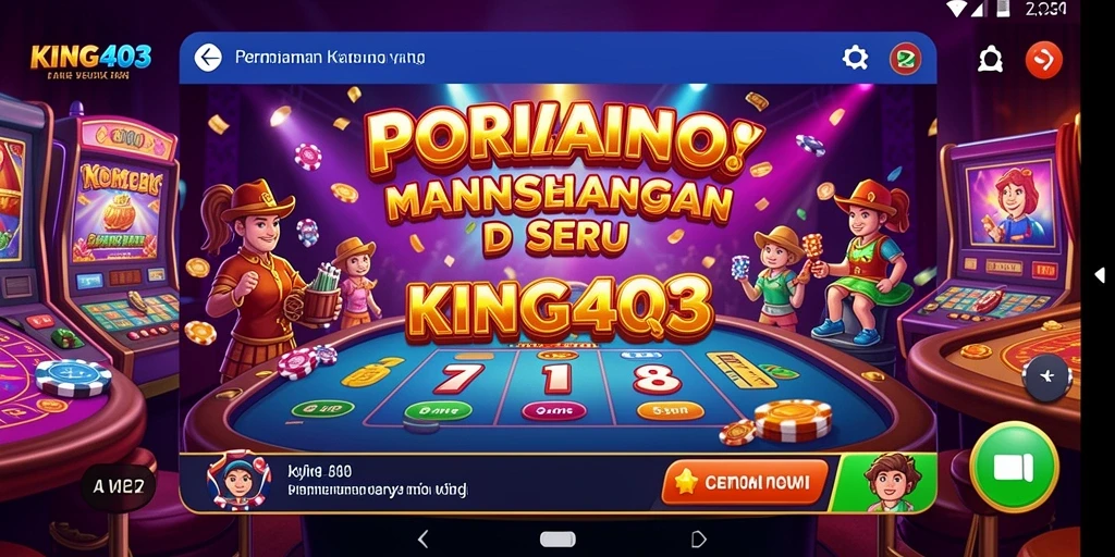 Screenshot KING403 menampilkan gameplay Kasino yang seru dan menarik.