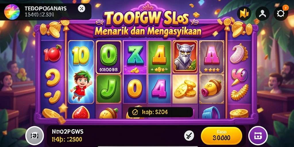 Tampilan menarik dari gameplay TOOPGWS yang penuh warna.
